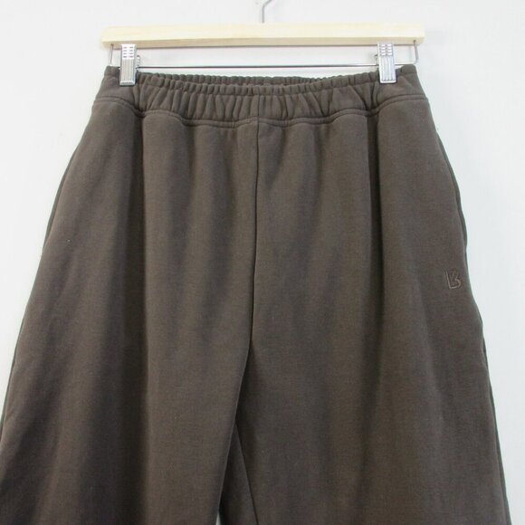 Buffbunny Boyfriend Cloud Jogger Women's Sweatpants S Brown Fleece Lounge 530 - Picture 7 of 13